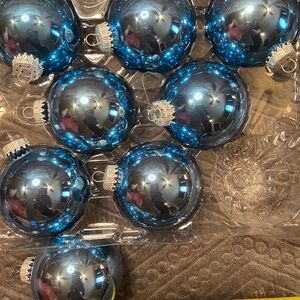 Lot of 8 Glass Krebs Christmas Tree Ornaments